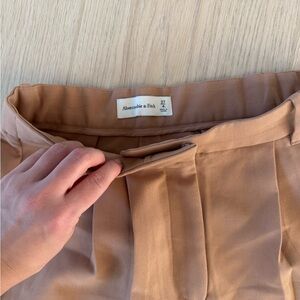 A&F Sloane Tailored Pant 27L Tan